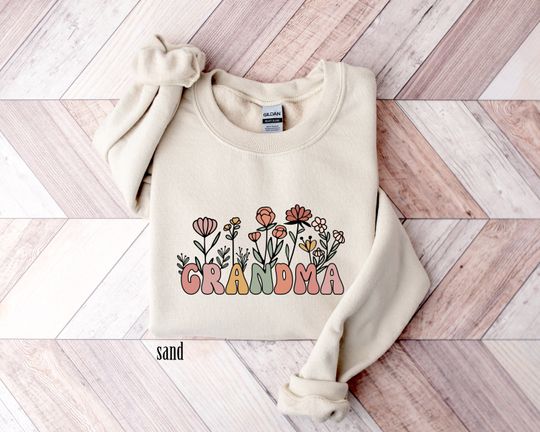 Floral Grandma Sweatshirt, Nana Sweatshirt, Mother's Day Gift