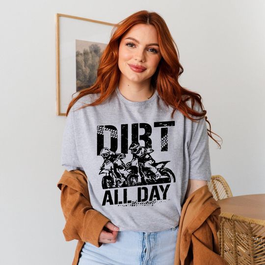 Dirt All Day Shirt, Dirt Lover USA America T-shirt offroad Motocross Dirt Bike, Motocross Shirt, Dirt All Day Shirt,Offroad  Bike Dirt Lover