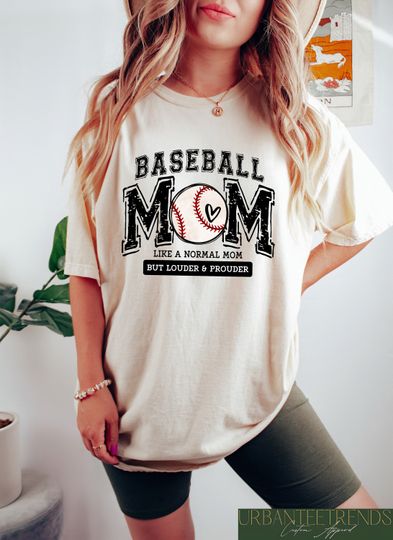 Baseball Mom Like A Normal Mom Shirt, Baseball Mom Gift, Mother's Day