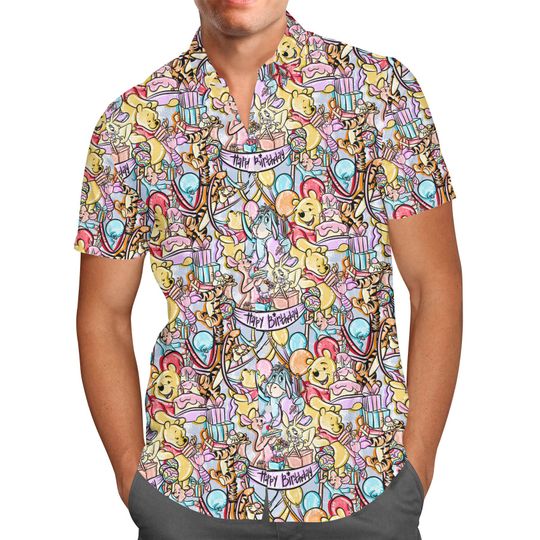 Winnie The Pooh & Friends Hawaiians Shirt
