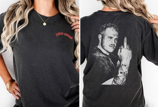 Vintage Funny Middle Finger From Zach Bryan Shirt