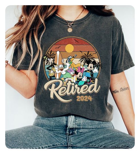 Mickey Retired 2024 Shirt | Mickey And Friends Retired Shirt