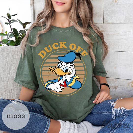Vintage 90s Donald Duck Off Disney Grumpy Duck Shirt