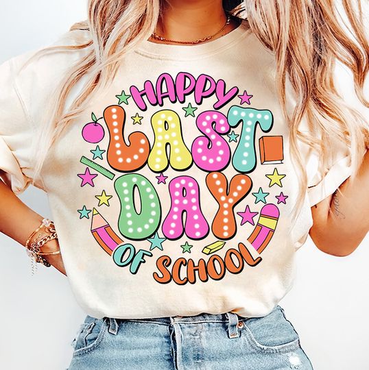 Happy Last Day Of School Shirt, Rock The Test Shirt, Star Day Shirt