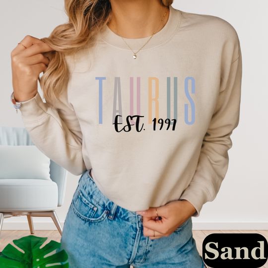 Taurus Sweatshirt Sweatshirt, Zodiac Sweatshirt Taurus
