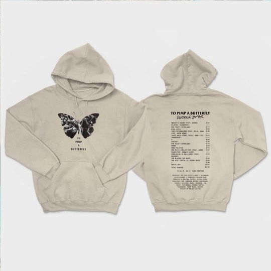Kendrick Lamar Shirt, To pimp a butterfly Tracklist Sweatshirt