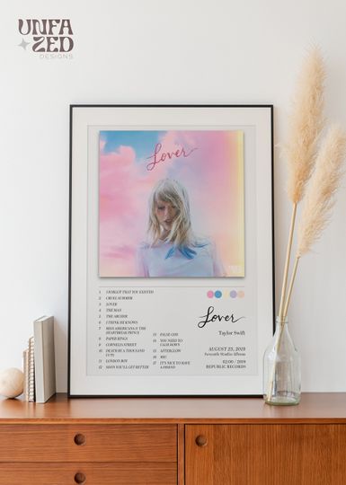 Taylor Lover album art poster, Taylor Poster