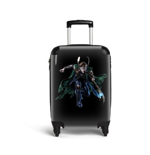 Loki Suitcase Cabin Travelling Avengers Super Hero Gifts Birthday Anniversary
