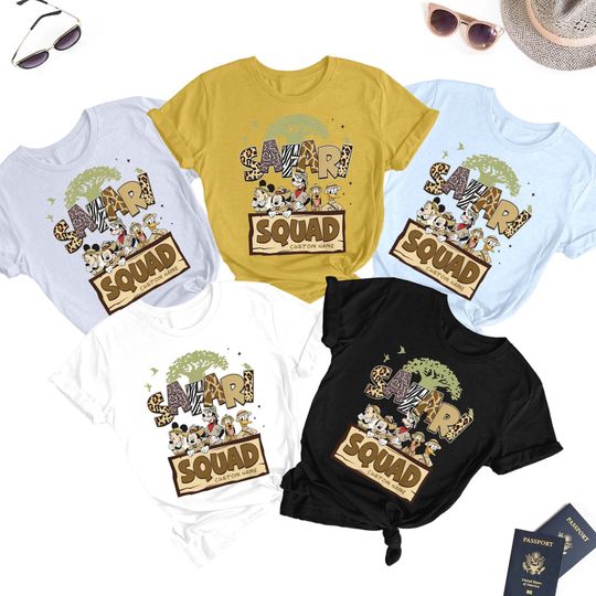 Custom Animal Kingdom Safari Squad Shirt