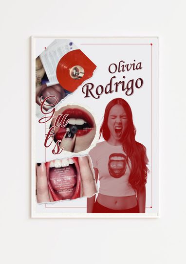 Olivia Rodrigo Poster, Olivia Rodrigo Wall Poster