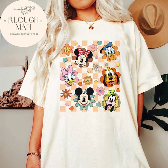 Retro Disney Spring Mickey And Friends Shirt