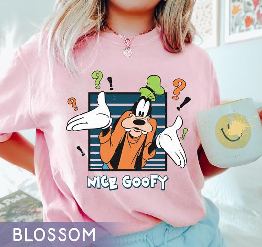 Retro Nice Goofy Comfort Colors Shirt, Disney A Goofy Movie T-shirt