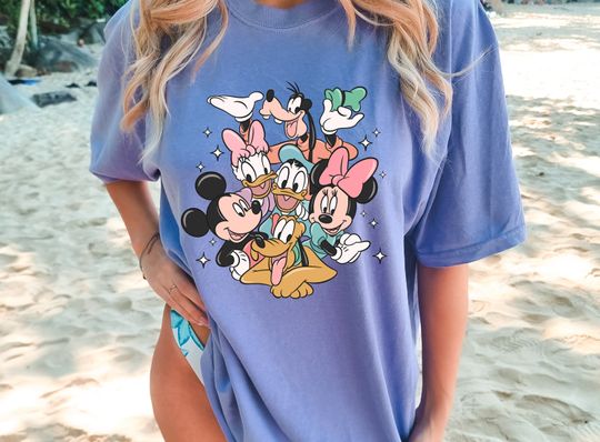 Comfort Colors Disney Mickey And Friends Shirt, Magic Kingdom Shirt