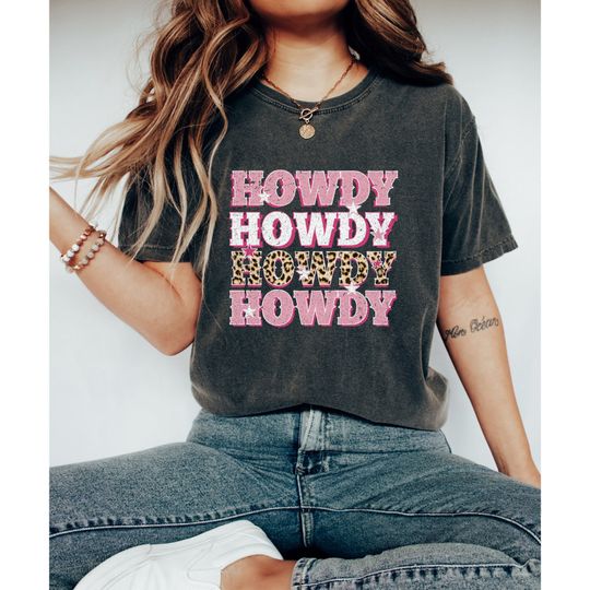 Vintage Howdy Tshirt, Western Shirt