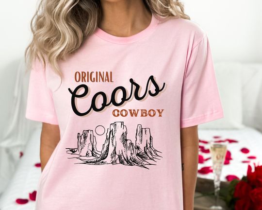 CCOORS Western Cowboy Shirt, Vintage 90s Graphic Western Shirt, Retro CCOORS Tshirt