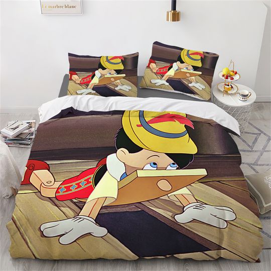 Disney Pinocchio Printing Bedding Set