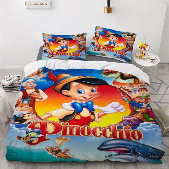 Disney Pinocchio Printing  Bedding Set Comfortable and Fashionable