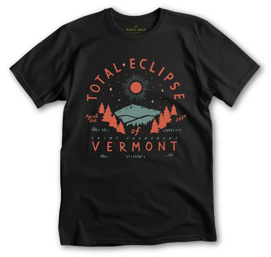Total Eclipse of Vermont T shirt