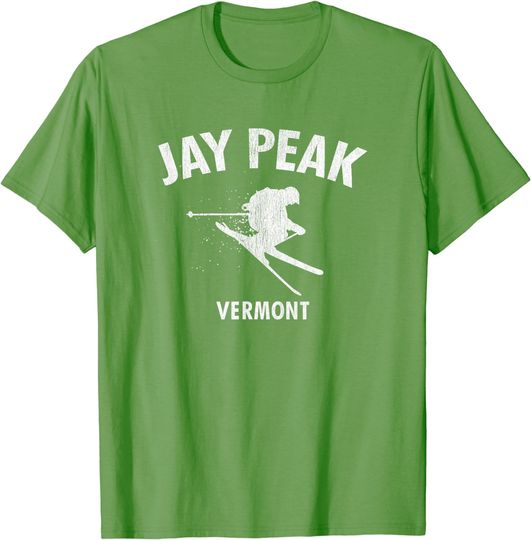 Jay Peak Skiing Tee Vermont Ski T-shirt