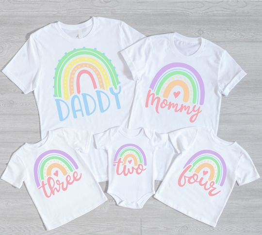 Rainbow connection T-shirt, Family Matching Shirts