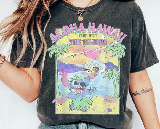 Retro Disney Lilo & Stitch Shirt, Walt Disneyworld Shirt