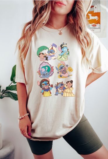 Lilo and Stitch T-Shirt - Disney Graphic Tee - Disneyland Shirt