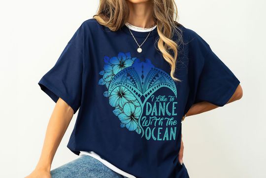 I Like To Dance With The Ocean Shirt, Gramma Tala Shirt, Moana Shirt, Disney Grandma Shirt