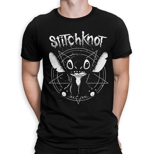 StitchKnot Funny Metal T-Shirt- Disney Graphic Tee - Disneyland Shirt