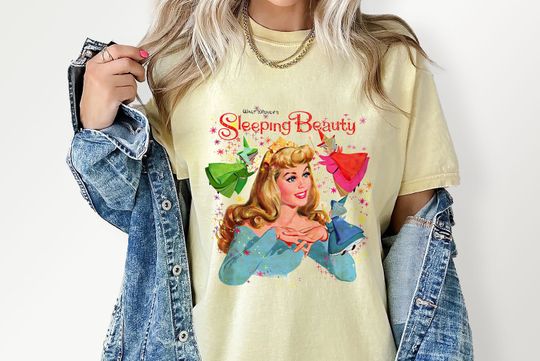 Retro Sleeping Beauty Shirt, Princess Aurora Shirt, Disney Princess, Disneyland Vacation