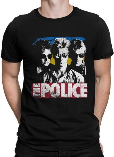 The Police Band T-Shirt Cotton Tee Men's