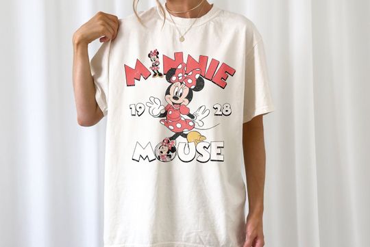 Disney Minnie Mouse 1928 Shirt Cute Vintage Minnie T-Shirt, Mickey And Friends Tee
