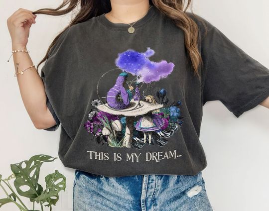 Alice In Wonderland Shirt Lewis Carroll Shirt Goblincore Shirt Mushroom Shirt