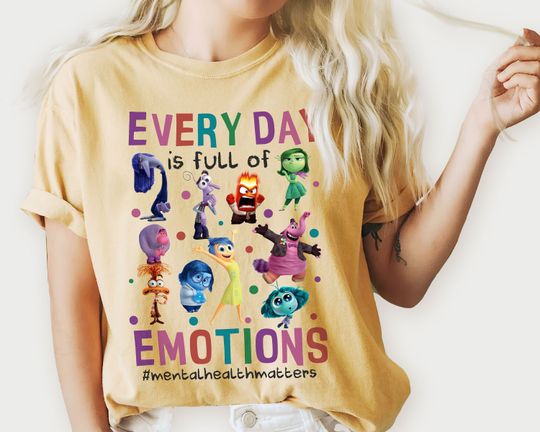 Every Day Emotions Mental Health Matter T-Shirt