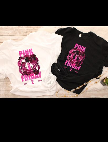Pink Friday 2 Nicki Minaj T-shirt Vintage Inspired Tee