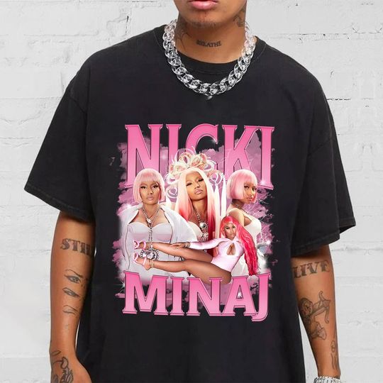 Nicki Minaj 90s Vintage Shirt, Nicki Minaj Rapper Shirt