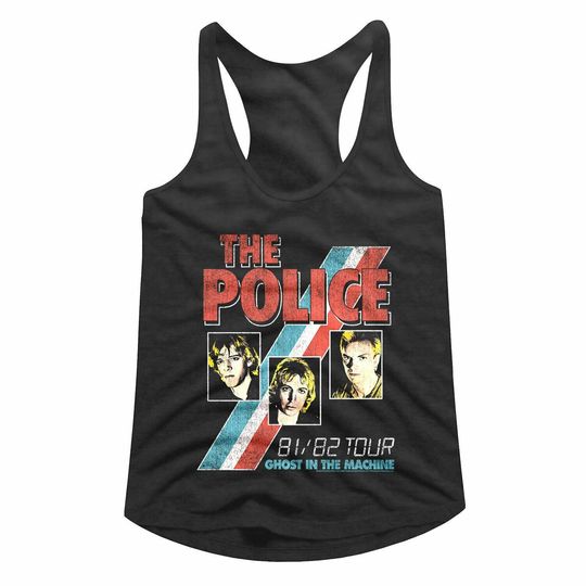 Sting & The Police Racerback Tank Top in the Machine Tour 1981-1982