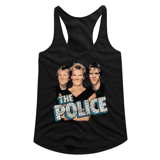 The Police Brittish Rock Band Group Photo Women's Tank Top T Shirt Rock Music