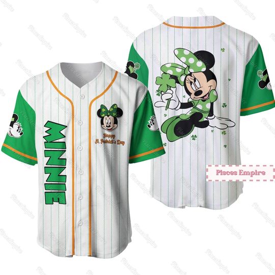 Disney Minnie Baseball Shirt, Minnie Mouse Jersey Shirt, Disney Minnie Jersey