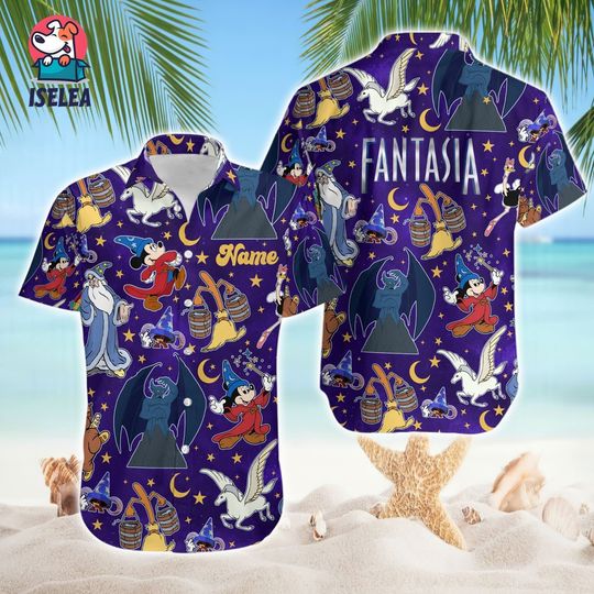 Fantasia Disneyland Hawaiian Shirt, Disneyworld Family Summer Trip Shirt