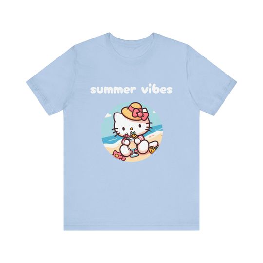 Summer Hello Kitty - Unisex Short Sleeve Tee