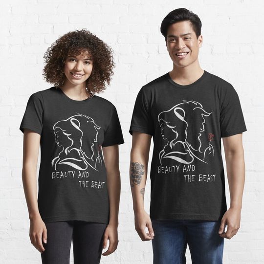 Beauty and The Beast Silhouette Essential T-Shirt