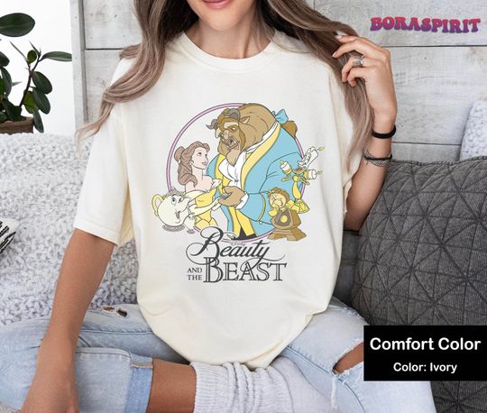 Vintage Beauty and The Beast Shirt, Belle Princess Tee, Disney Princess Shirt, Disney Trip Shirt, Princess Shirt, Disney Birthday Gift Shirt