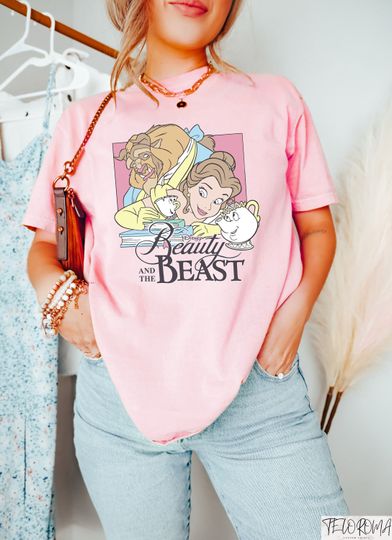 Beauty and the Beast Shirt, Belle Princess, Retro Disney Princess Tee, Disney Magical Kingdom Crewneck, Disney Love Tshirt