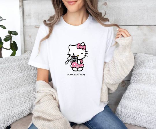 Personalized Hello Kitty Shirt, Hello Kity T-Shirt, Disney Shirt