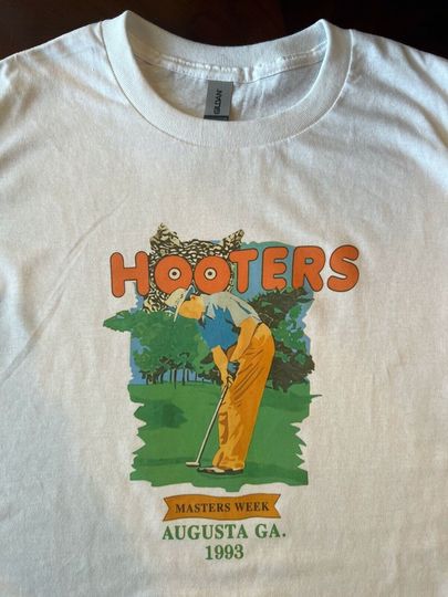 New HOOTERS Masters Week 1993 Vtg Hooters