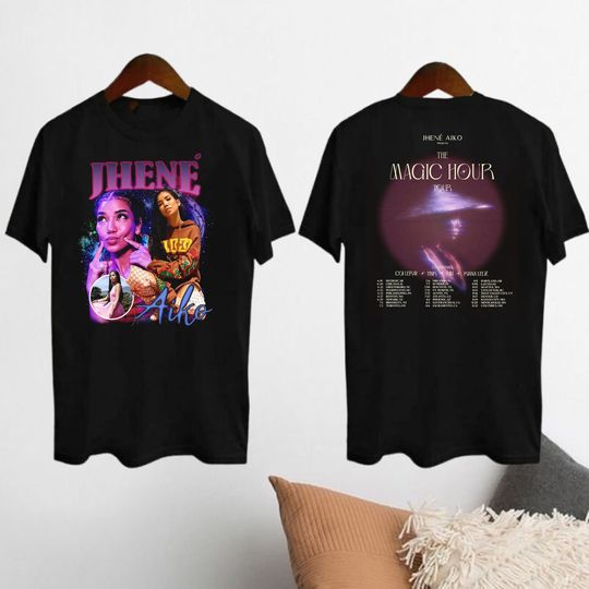 Jhene Aiko The Magic Hour Tour 2024 Double Sided Shirt