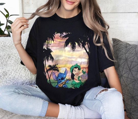 Retro Aloha Hawaii Lilo And Stitch Shirt, Disney Stitch Summer Shirt