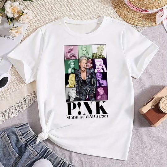 Graphic P!NK Pink On Tour Shirt, Pink Summer Carnival 2024 T-Shirt