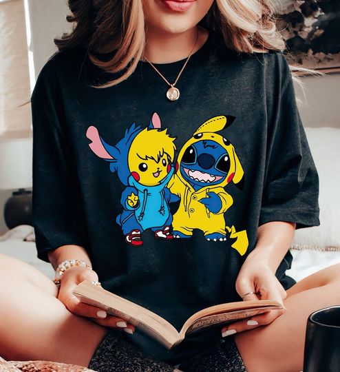 Disney Stitch Shirt, Cute Stitch Friends Matching Costume Shirt