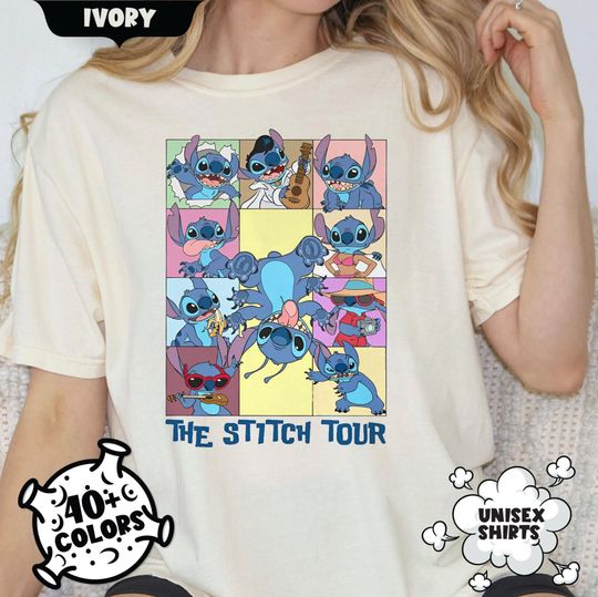 Retro Disney Lilo & Stitch Aloha Matching Shirt